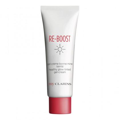 my CLARINS RE-BOOST healthy glow tinted gel-cream 